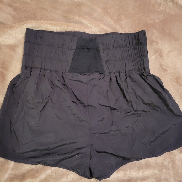 Free People High Waist Black Shorts - Picture 2 of 3